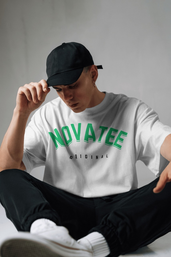 Novatee Original White Unisex Oversized Tshirt